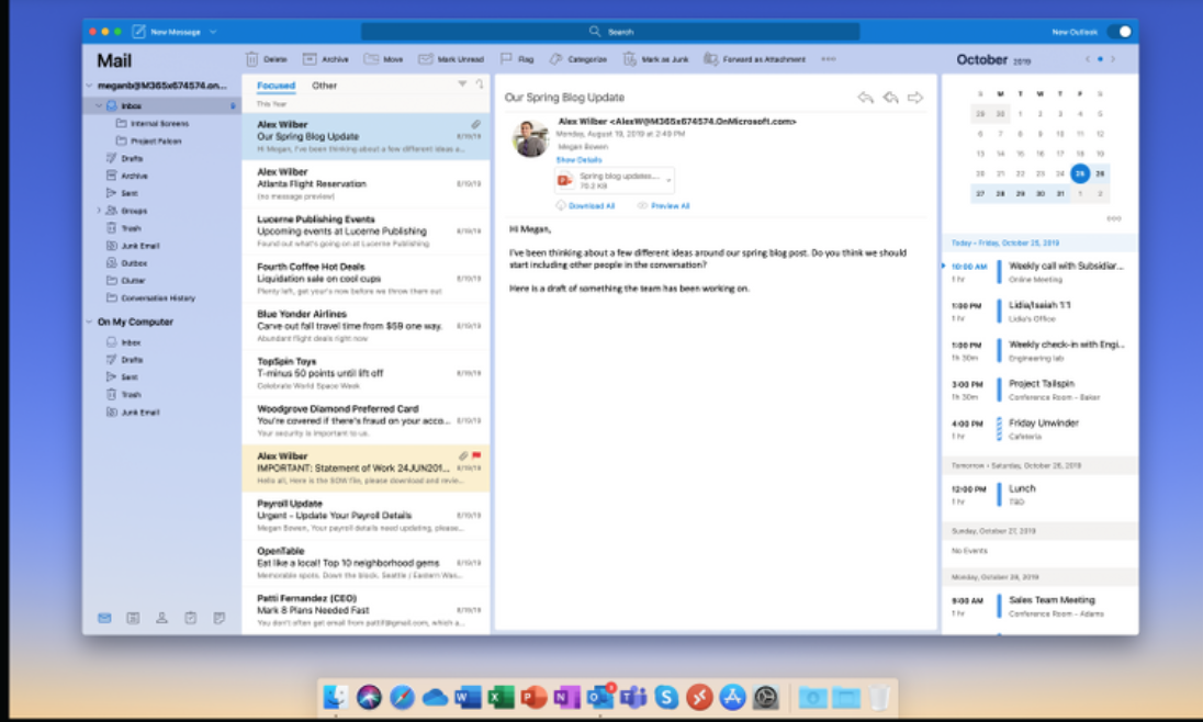 outlook for mac os